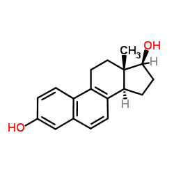 17β-二氢马萘雌酮 结构式