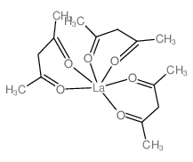乙酰丙酮镧 结构式