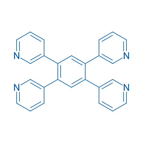 1,2,4,5-四(吡啶-3-基)苯 结构式