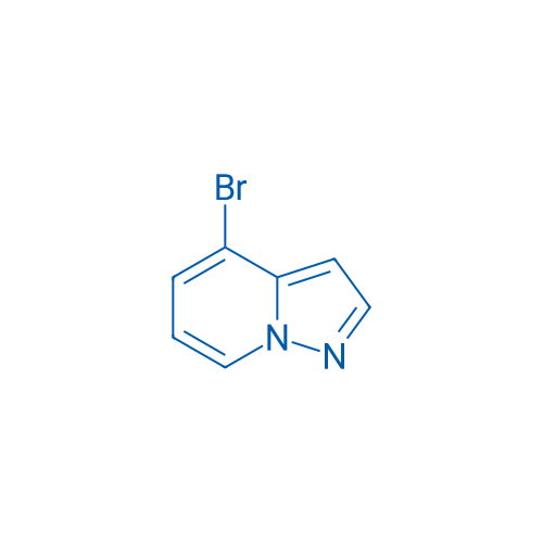 4-溴吡唑并[1,5-a]吡啶 结构式