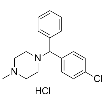 盐酸氯环嗪 结构式