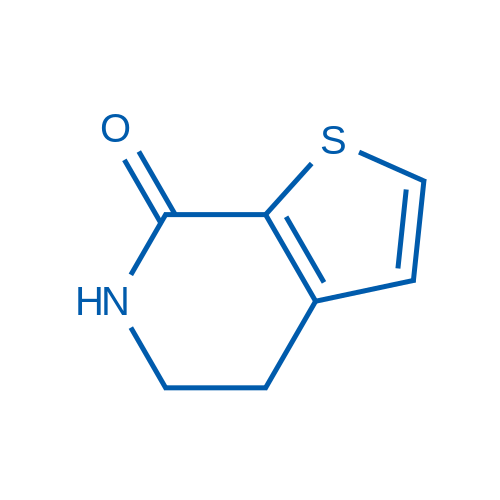 5,6-二氢噻吩并[2,3-c]吡啶-7(4H)-酮 结构式