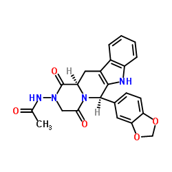 乙酰氨基他达拉非 结构式