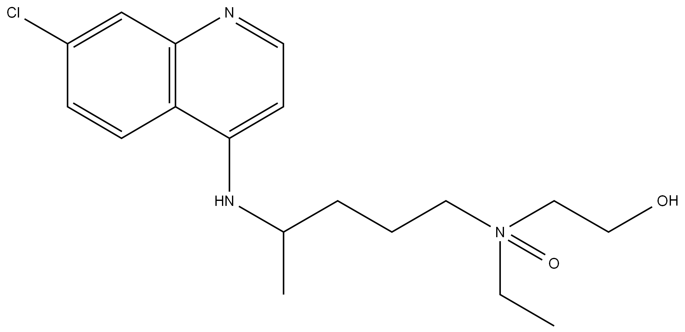 硫酸羟基氯喹杂质5 结构式