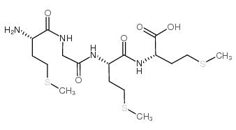 L-蛋氨酰甘氨酰-L-蛋氨酰-L-蛋氨酸 结构式