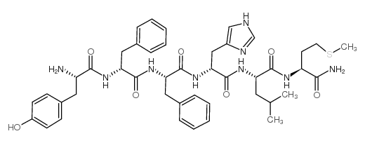 [TYR6,D-PHE7,D-HIS9]-P物质(6-11) 结构式
