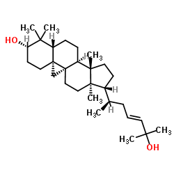(3beta)-9,19-环羊毛甾-23-烯-3,25-二醇 结构式