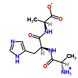 丙氨酰-组氨酰-丙氨酸 结构式