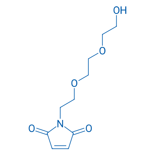 1-(2-(2-(2-羟基乙氧基)乙氧基)乙基)-1H-吡咯-2,5-二酮 结构式