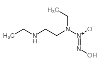 1-羟基-2-氧代-3-(N-乙基-3-氨乙基)-3-乙基-1-三氮烯 结构式