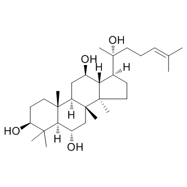原人参三醇 结构式