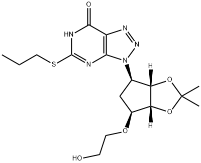 替卡格雷杂质132 结构式