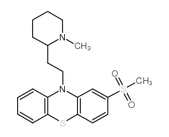 硫利达嗪EP杂质E 结构式