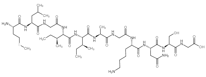 β-淀粉样蛋白（35-25） 结构式