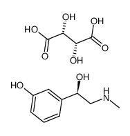 重酒石酸去氧肾上腺素 结构式