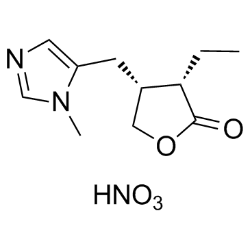 硝酸毛果芸香碱 结构式