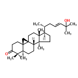 25-羟基环木菠萝-23-烯-3-酮 结构式
