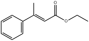 (E)-3-苯基-2-丁烯酸乙酯 结构式