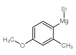 4-甲氧基-2-甲苯基溴化镁 结构式