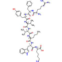 凝血酶敏感蛋白-1 (1016-1023) (人, 牛, 鼠) 结构式