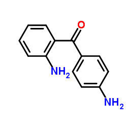(2-氨基苯基)(4-氨基苯基)甲酮 结构式
