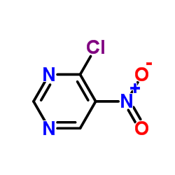 4-氯-5-硝基嘧啶 结构式