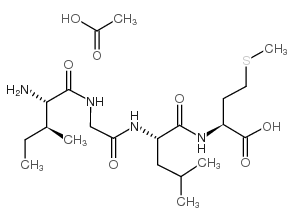异亮氨酰-甘氨酰-亮氨酰-蛋氨酸 结构式
