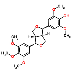 去-4'-O-甲基洋榄香脂素 结构式