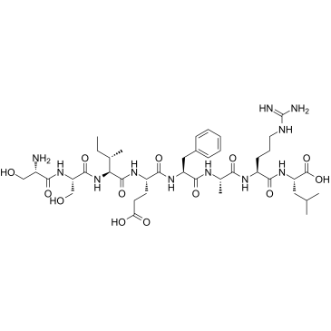 单纯疱疹病毒糖蛋白B2(498-505)片段 结构式