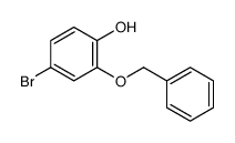 2-(苄氧基)-4-溴苯酚 结构式
