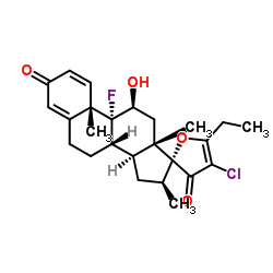 丙酸氯倍他索EP杂质J 结构式