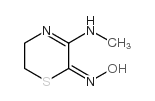 5,6-二氢-3-(甲基氨基)-2H-1,4-噻嗪-2-酮肟 结构式
