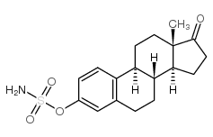雌酮3-O-氨基磺酸盐 结构式