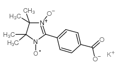 2-(4-羧苯基)-4,4,5,5-四甲基咪唑啉-1-烃氧基-3-氧化钠盐 结构式