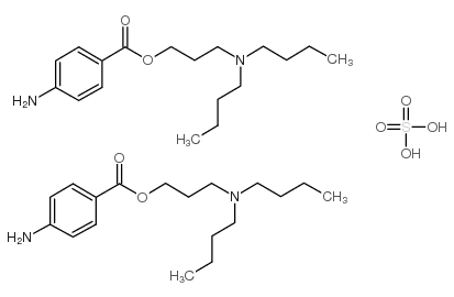 硫酸丁丙卡因 结构式