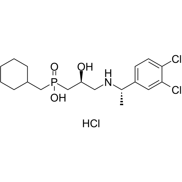 CGP 54626盐酸盐 结构式