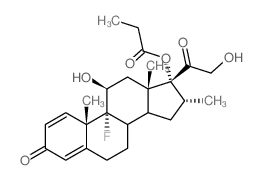 地塞米松17-丙酸酯 结构式