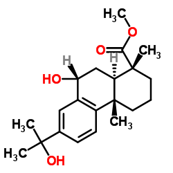 7,15-二羟基脱氢枞酸甲酯 结构式