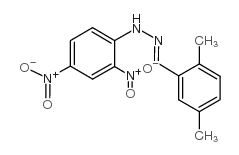 2,5-二甲基苯甲醛-2,4-二硝基苯腙 结构式