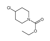 4-氯哌啶-1-甲酸乙酯 结构式