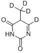 胸腺嘧啶-d₄ 结构式