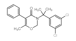 噁嗪草酮 结构式