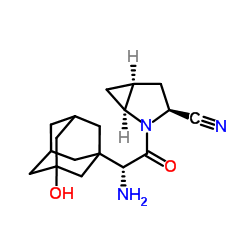 沙格列汀(S,S,S,R)异构体 结构式