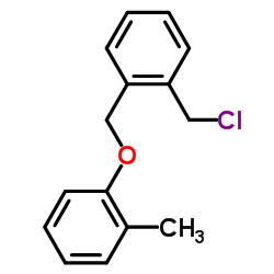 2-(2-甲基苯氧甲基)苄基氯 结构式