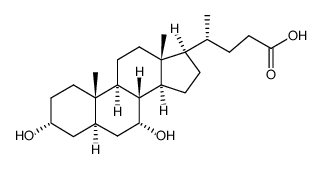 别鹅去氧胆酸 结构式