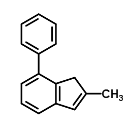 2-甲基-7-苯基-1H-茚 结构式