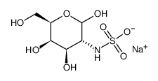 D-氨基半乳糖-2-N-硫酸钠盐 结构式