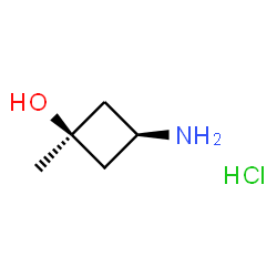 顺式-3-氨基-1-甲基环丁醇盐酸盐 结构式