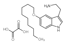 5-壬基氧基色胺草酸盐 结构式