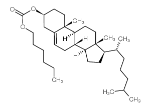 胆固醇正己基碳酸盐 结构式